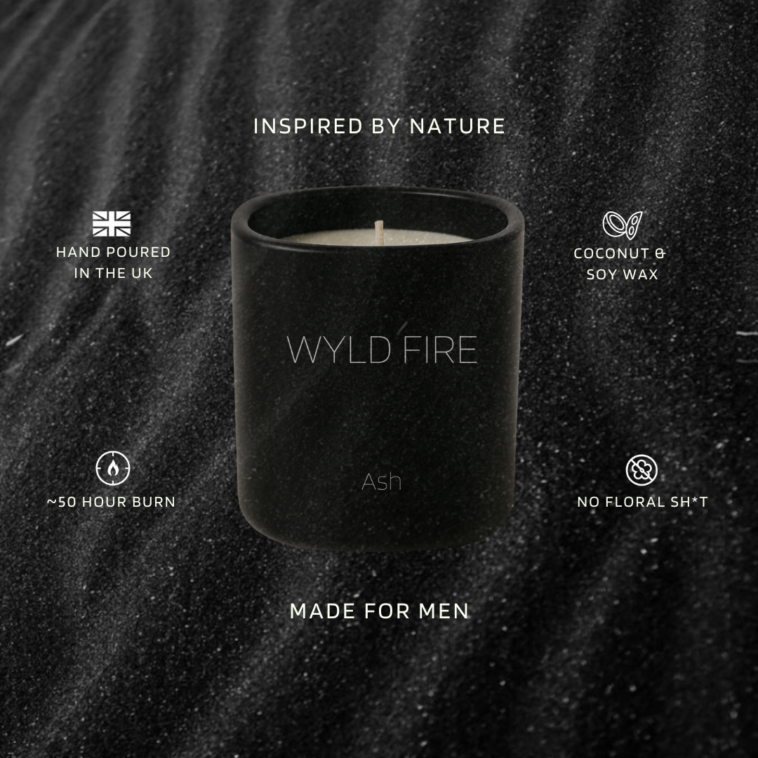 Ash – Smoky, Grounding Candle